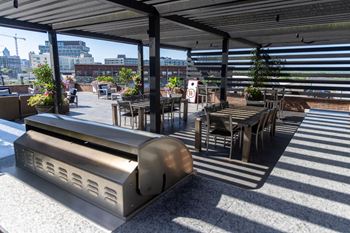 2,000 Square foot indoor/outdoor rooftop terrace (click here for virtual tour)